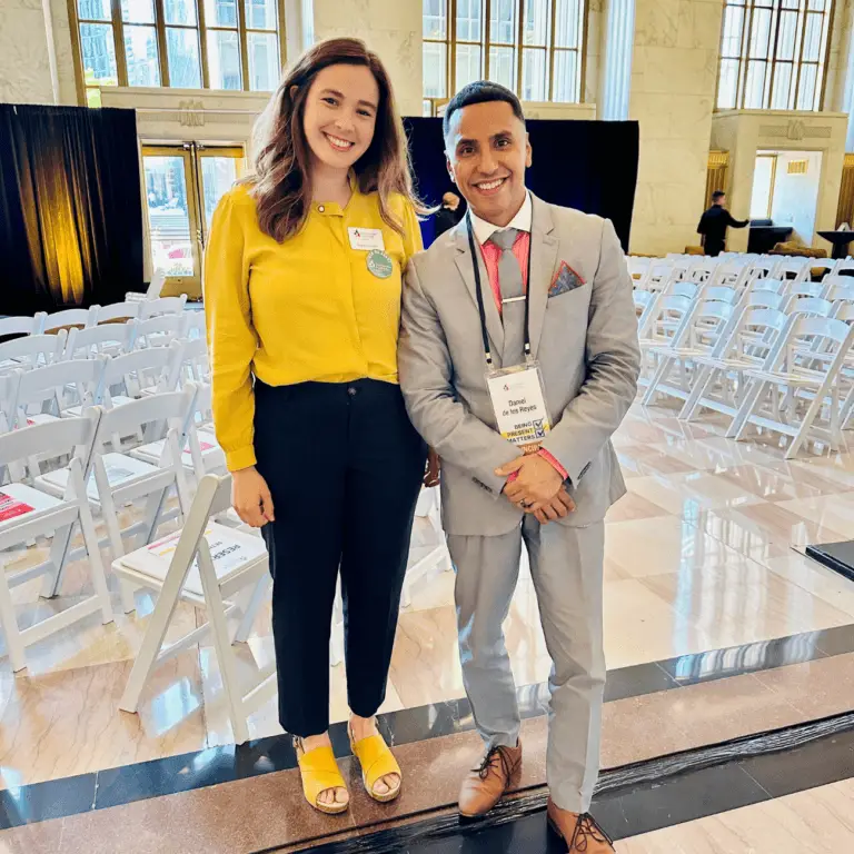 Principal Daniel de los Reyes and CIS Team Member Sophia