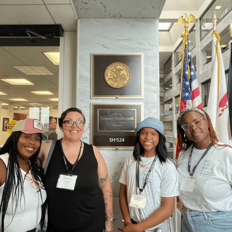 Jade visits senator's office